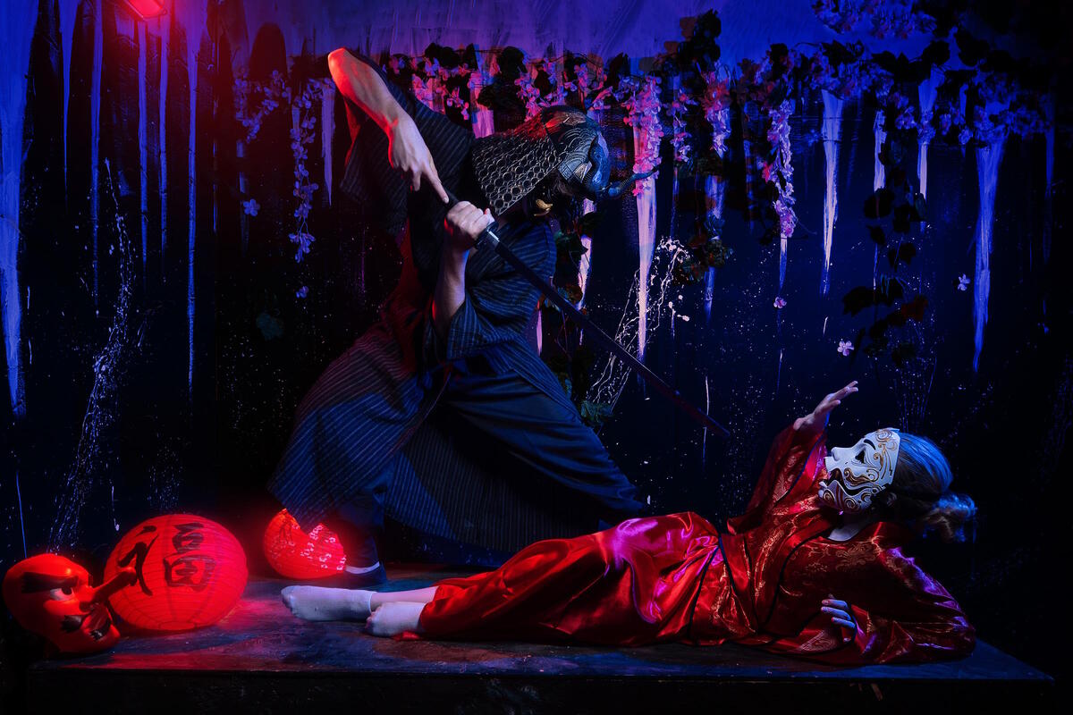 Фотография перформанса Demon Slayer от компании Паника (Фото 4)